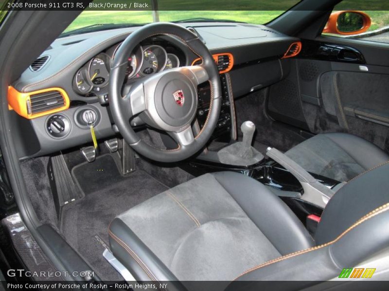 Black/Orange / Black 2008 Porsche 911 GT3 RS