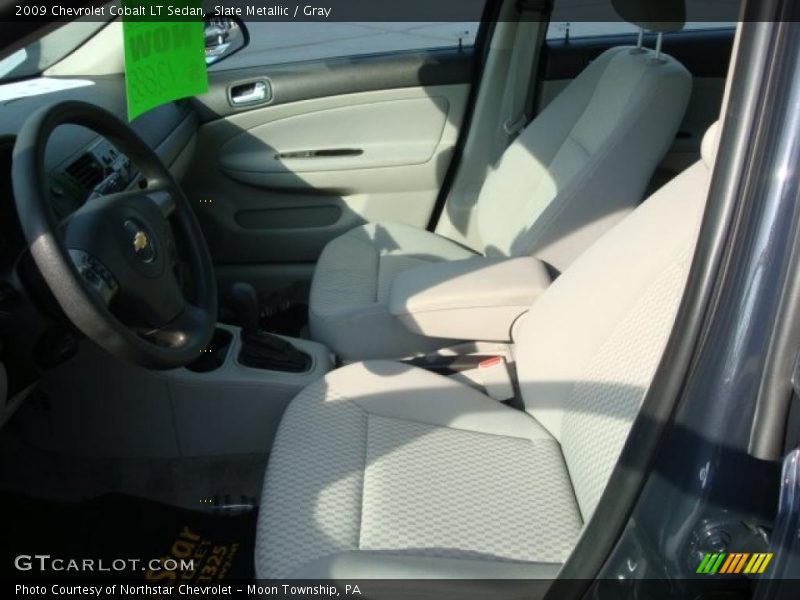 Slate Metallic / Gray 2009 Chevrolet Cobalt LT Sedan