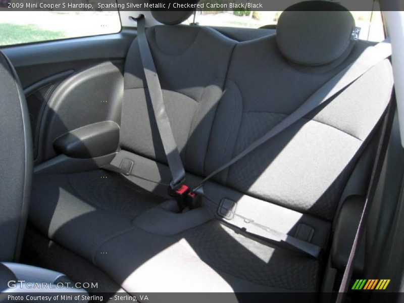 Sparkling Silver Metallic / Checkered Carbon Black/Black 2009 Mini Cooper S Hardtop