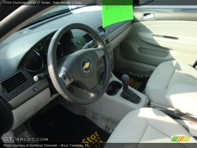 Slate Metallic / Gray 2009 Chevrolet Cobalt LT Sedan