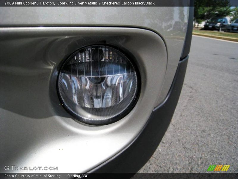 Sparkling Silver Metallic / Checkered Carbon Black/Black 2009 Mini Cooper S Hardtop