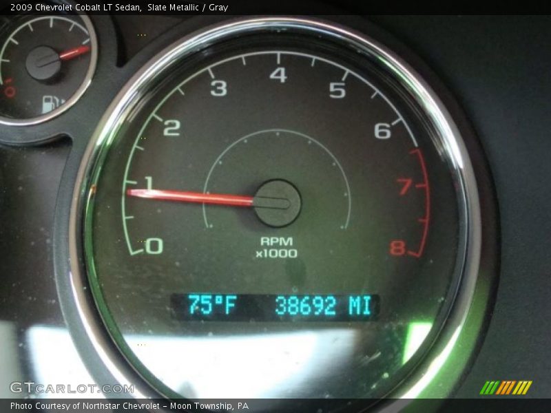 Slate Metallic / Gray 2009 Chevrolet Cobalt LT Sedan