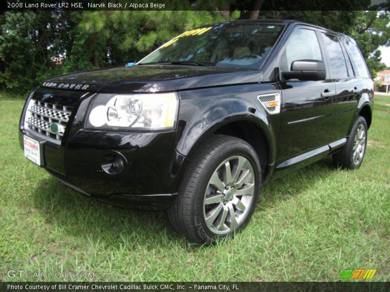 Narvik Black / Alpaca Beige 2008 Land Rover LR2 HSE