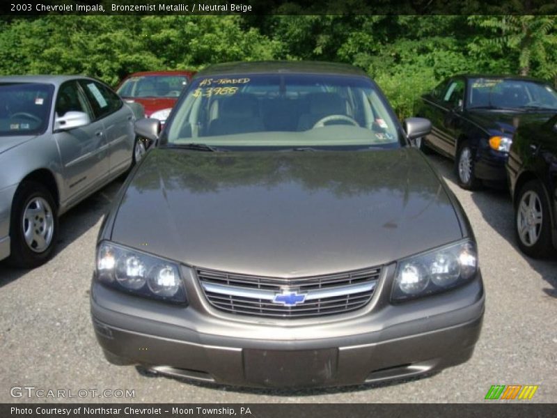 Bronzemist Metallic / Neutral Beige 2003 Chevrolet Impala