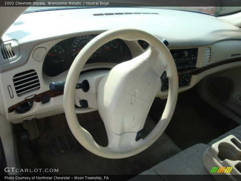 Bronzemist Metallic / Neutral Beige 2003 Chevrolet Impala