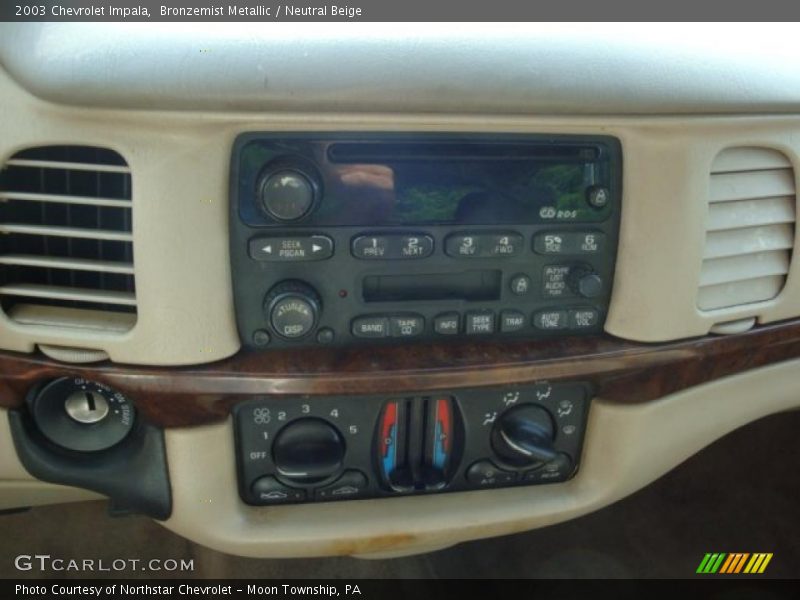 Bronzemist Metallic / Neutral Beige 2003 Chevrolet Impala