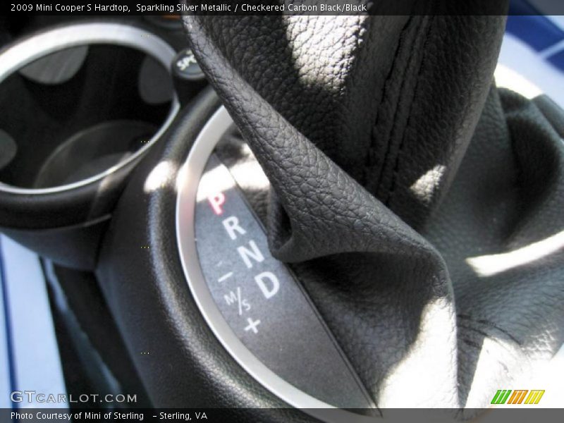 Sparkling Silver Metallic / Checkered Carbon Black/Black 2009 Mini Cooper S Hardtop
