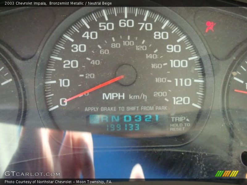 Bronzemist Metallic / Neutral Beige 2003 Chevrolet Impala