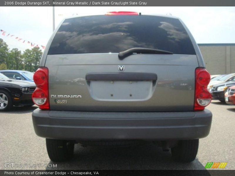 Mineral Gray Metallic / Dark Slate Gray/Light Slate Gray 2006 Dodge Durango SXT