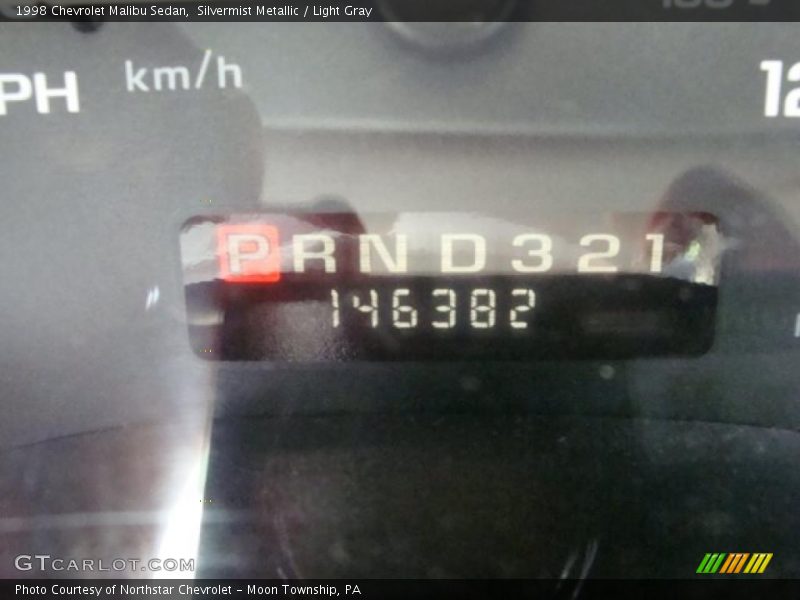 Silvermist Metallic / Light Gray 1998 Chevrolet Malibu Sedan