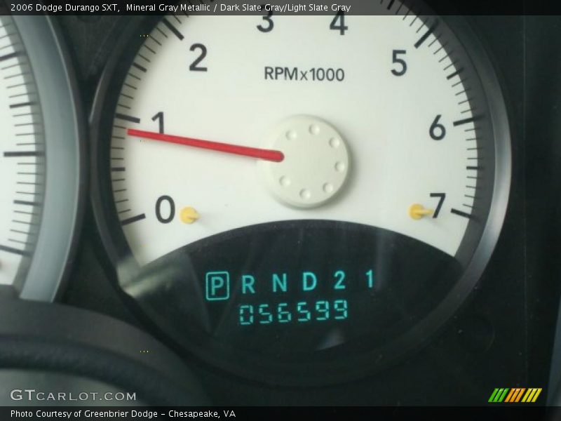 Mineral Gray Metallic / Dark Slate Gray/Light Slate Gray 2006 Dodge Durango SXT