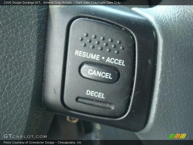 Mineral Gray Metallic / Dark Slate Gray/Light Slate Gray 2006 Dodge Durango SXT