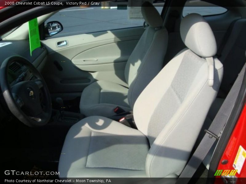 Victory Red / Gray 2008 Chevrolet Cobalt LS Coupe