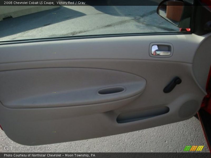 Victory Red / Gray 2008 Chevrolet Cobalt LS Coupe
