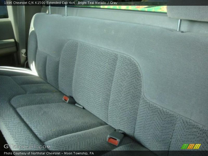Bright Teal Metallic / Gray 1996 Chevrolet C/K K1500 Extended Cab 4x4
