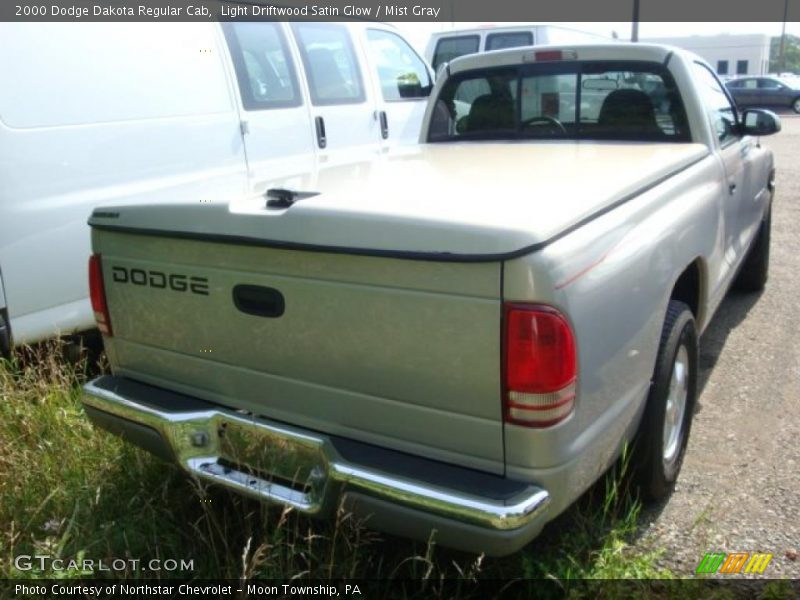 Light Driftwood Satin Glow / Mist Gray 2000 Dodge Dakota Regular Cab
