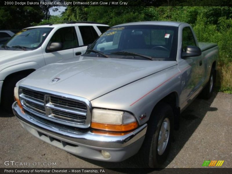 Light Driftwood Satin Glow / Mist Gray 2000 Dodge Dakota Regular Cab