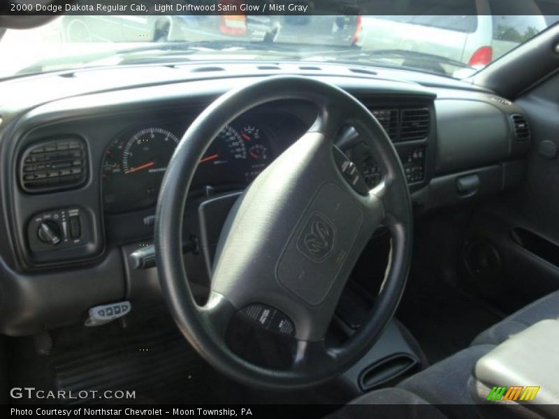 Light Driftwood Satin Glow / Mist Gray 2000 Dodge Dakota Regular Cab