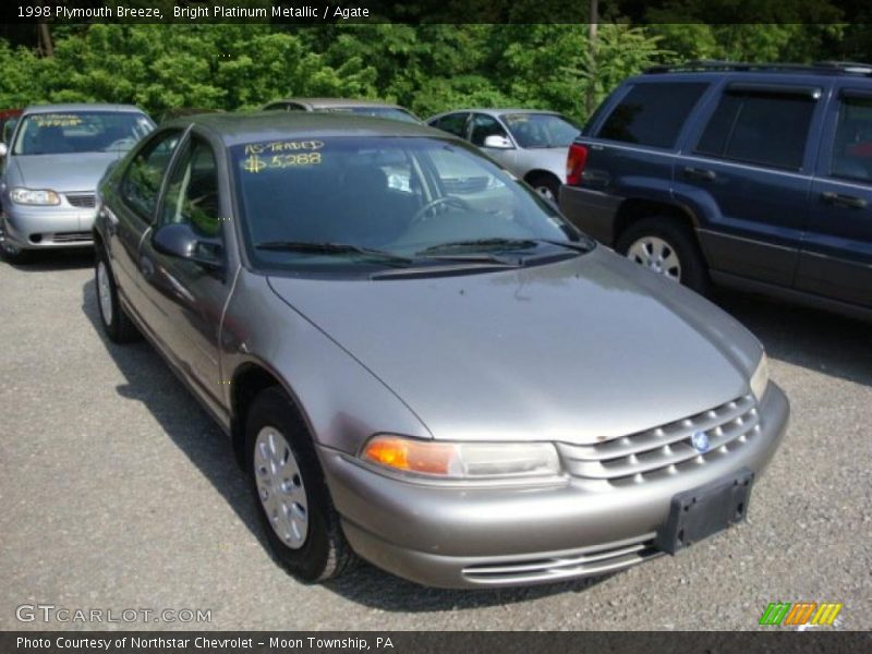 Bright Platinum Metallic / Agate 1998 Plymouth Breeze