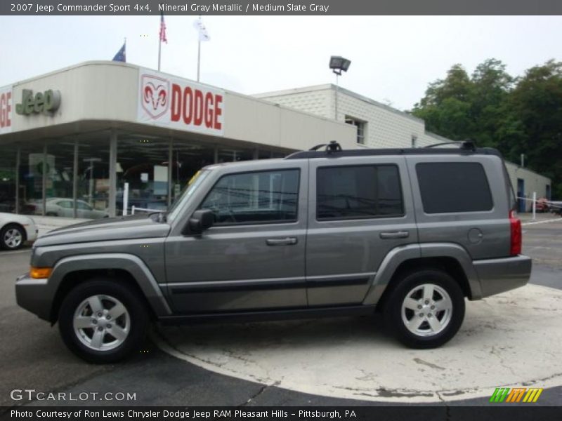 Mineral Gray Metallic / Medium Slate Gray 2007 Jeep Commander Sport 4x4