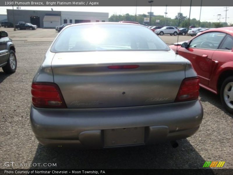 Bright Platinum Metallic / Agate 1998 Plymouth Breeze
