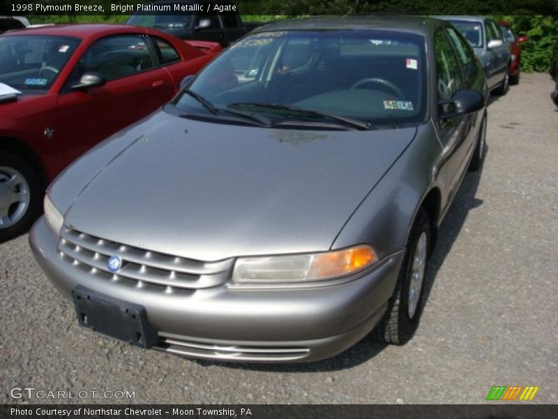 Bright Platinum Metallic / Agate 1998 Plymouth Breeze