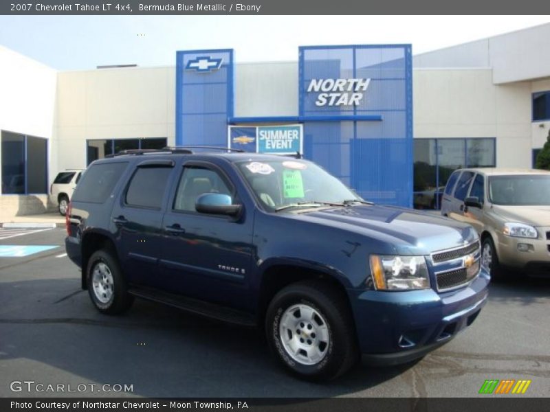 Bermuda Blue Metallic / Ebony 2007 Chevrolet Tahoe LT 4x4