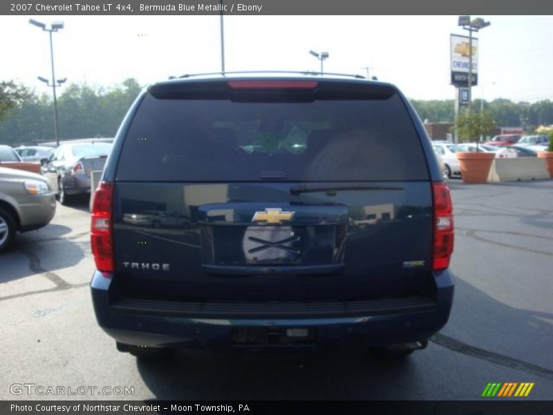 Bermuda Blue Metallic / Ebony 2007 Chevrolet Tahoe LT 4x4