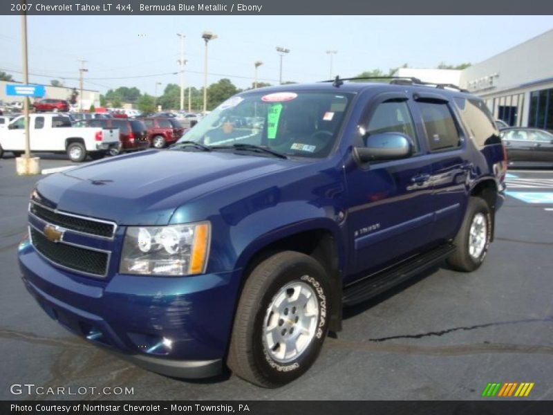 Bermuda Blue Metallic / Ebony 2007 Chevrolet Tahoe LT 4x4