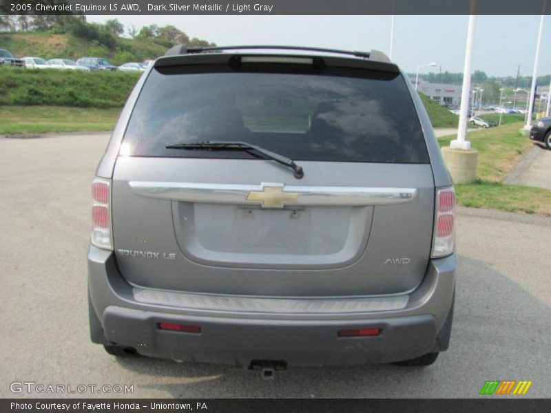 Dark Silver Metallic / Light Gray 2005 Chevrolet Equinox LS AWD