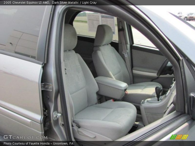 Dark Silver Metallic / Light Gray 2005 Chevrolet Equinox LS AWD