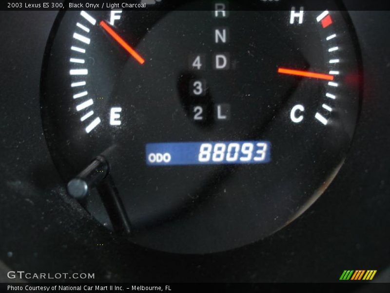 Black Onyx / Light Charcoal 2003 Lexus ES 300