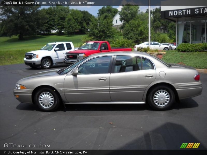 Silver Blue Ice Metallic / Taupe 2003 Buick LeSabre Custom