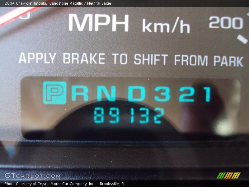 Sandstone Metallic / Neutral Beige 2004 Chevrolet Impala