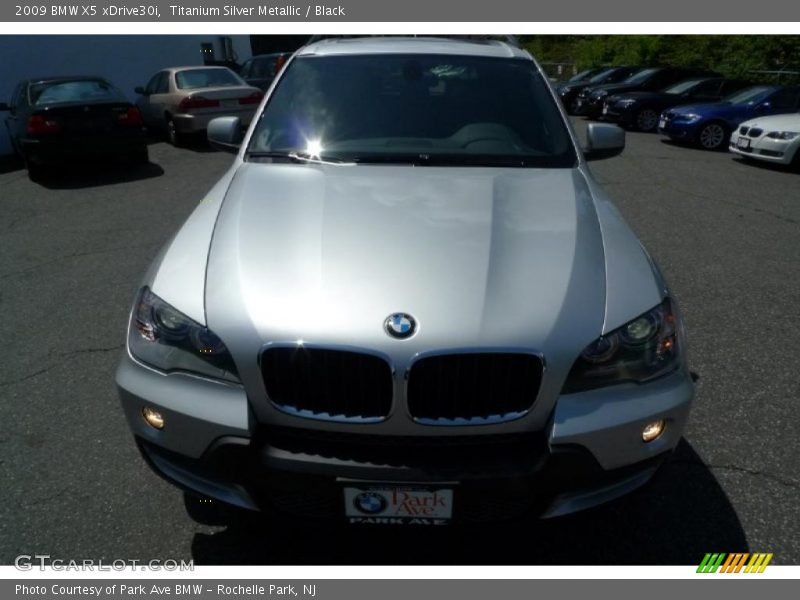 Titanium Silver Metallic / Black 2009 BMW X5 xDrive30i