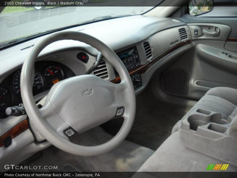 Black / Medium Gray 2003 Chevrolet Impala