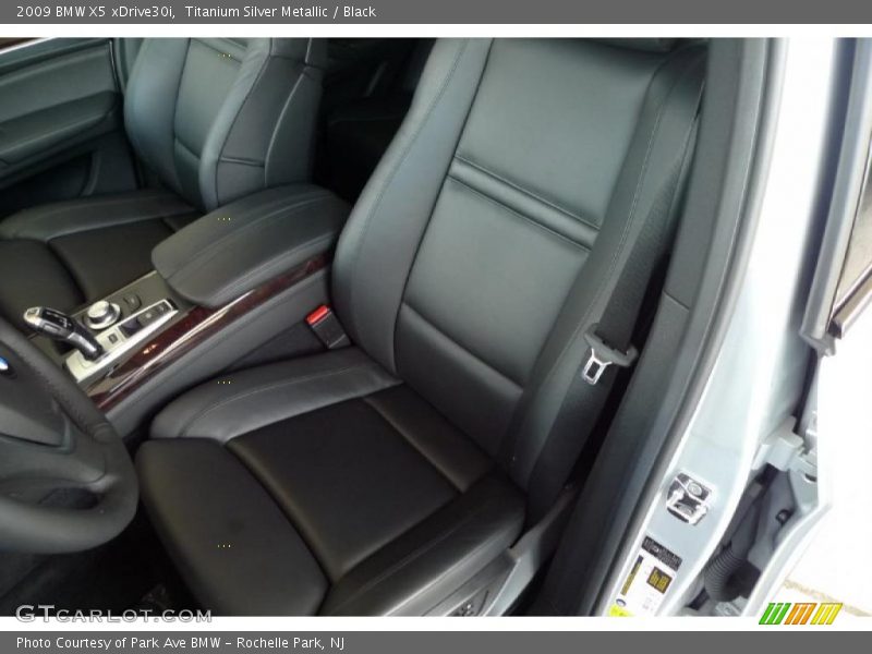 Titanium Silver Metallic / Black 2009 BMW X5 xDrive30i