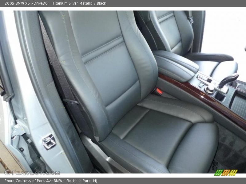 Titanium Silver Metallic / Black 2009 BMW X5 xDrive30i