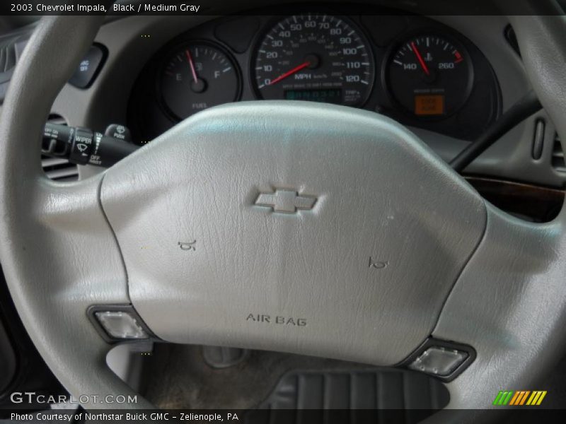 Black / Medium Gray 2003 Chevrolet Impala