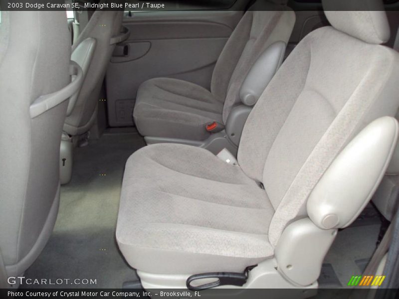 Midnight Blue Pearl / Taupe 2003 Dodge Caravan SE