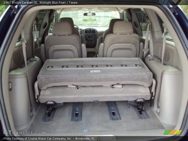 Midnight Blue Pearl / Taupe 2003 Dodge Caravan SE