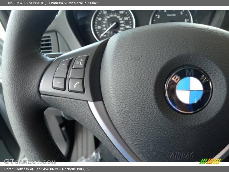 Titanium Silver Metallic / Black 2009 BMW X5 xDrive30i