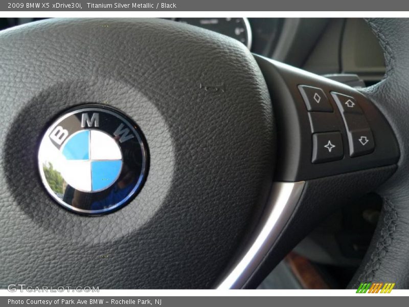Titanium Silver Metallic / Black 2009 BMW X5 xDrive30i
