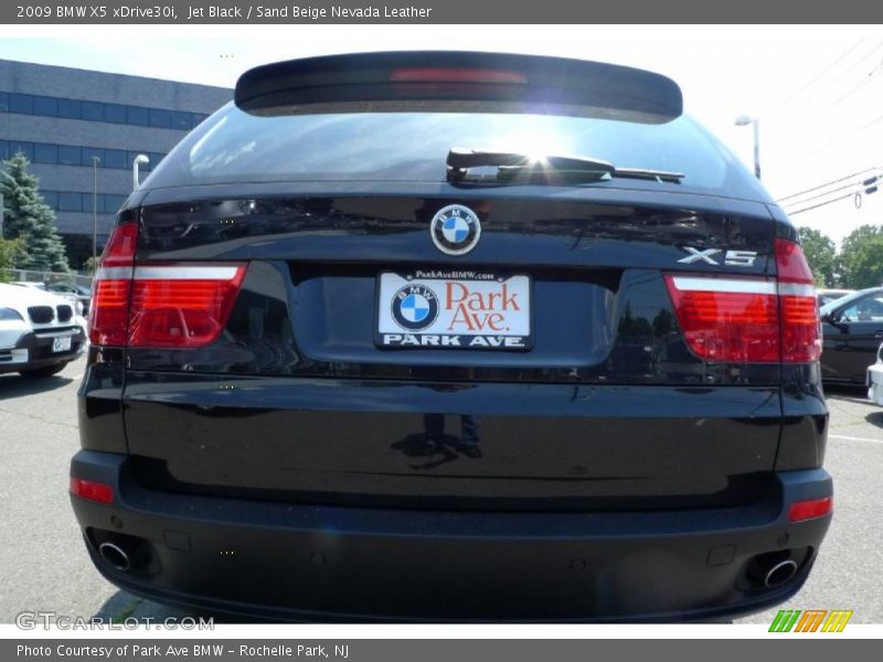 Jet Black / Sand Beige Nevada Leather 2009 BMW X5 xDrive30i