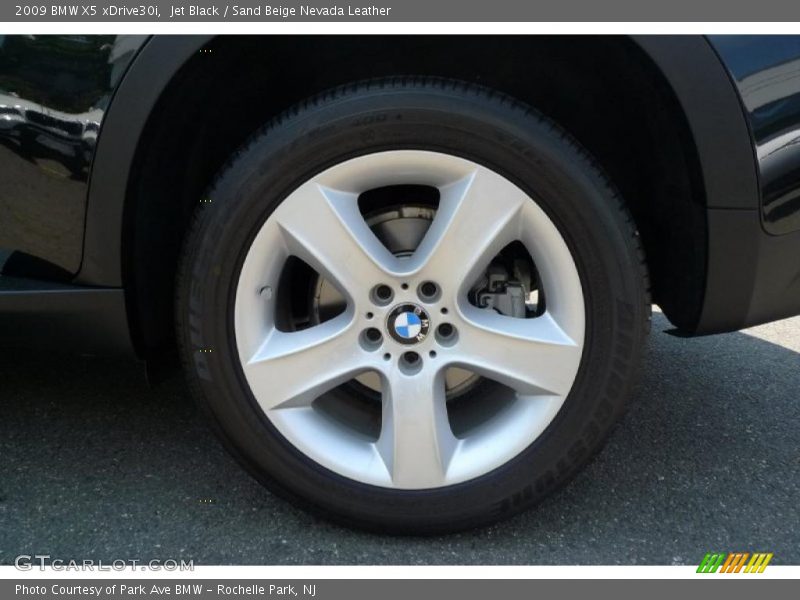 Jet Black / Sand Beige Nevada Leather 2009 BMW X5 xDrive30i
