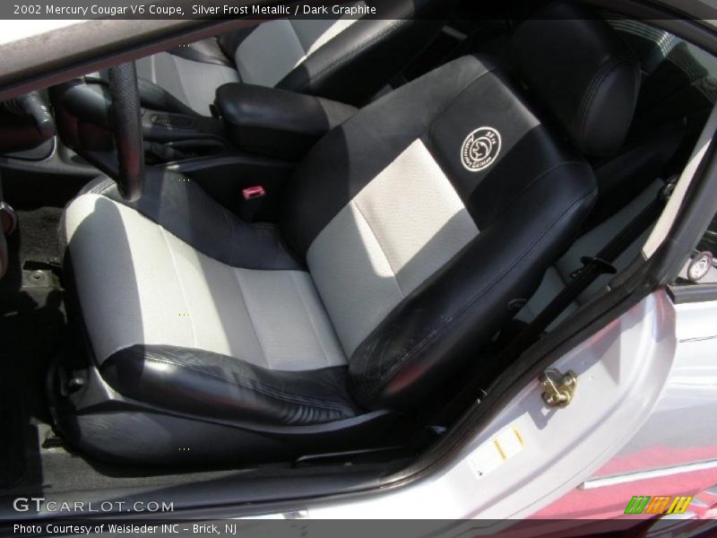 Silver Frost Metallic / Dark Graphite 2002 Mercury Cougar V6 Coupe
