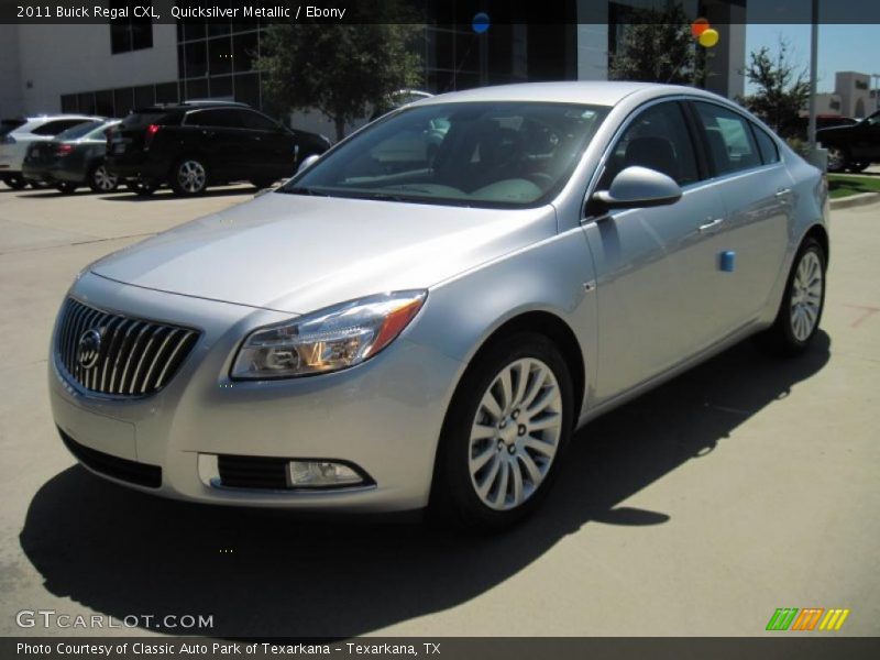 Quicksilver Metallic / Ebony 2011 Buick Regal CXL