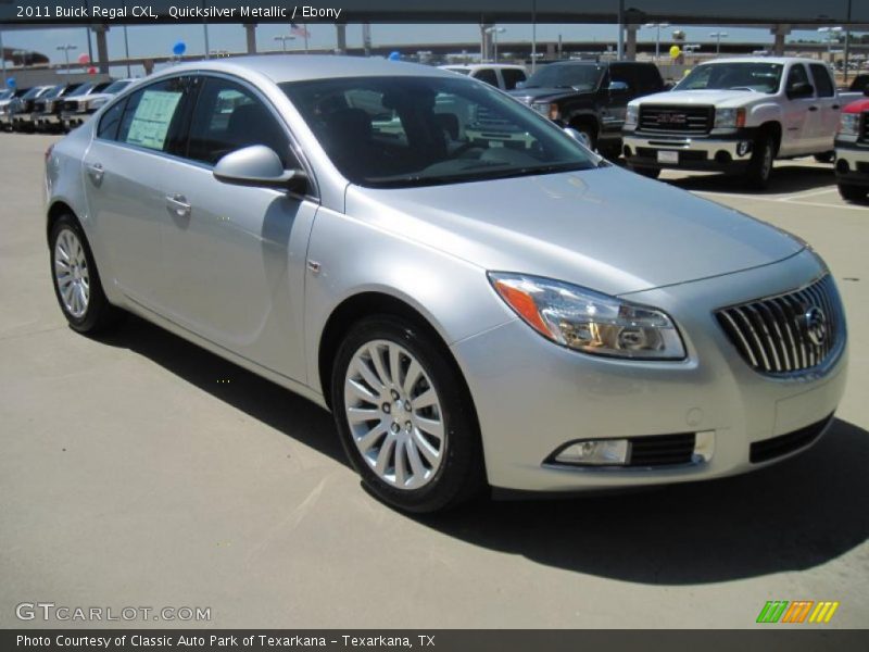 Quicksilver Metallic / Ebony 2011 Buick Regal CXL