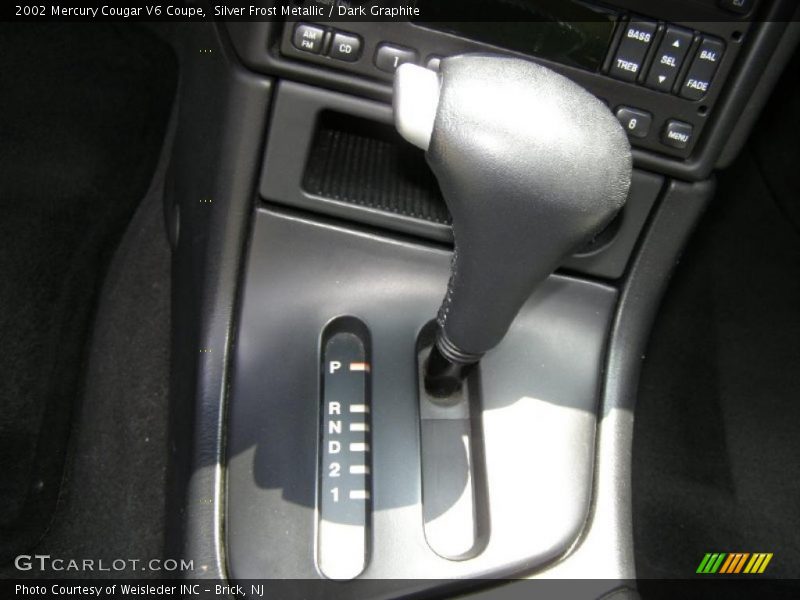 Silver Frost Metallic / Dark Graphite 2002 Mercury Cougar V6 Coupe