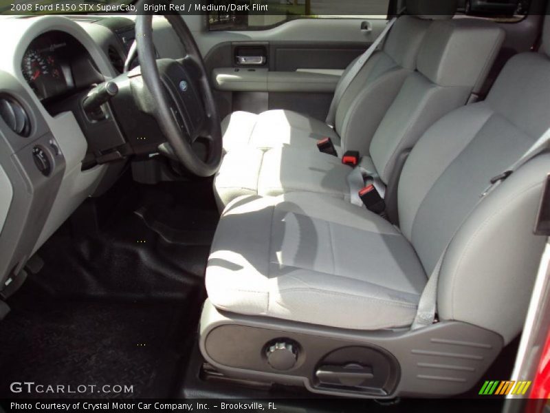 Bright Red / Medium/Dark Flint 2008 Ford F150 STX SuperCab